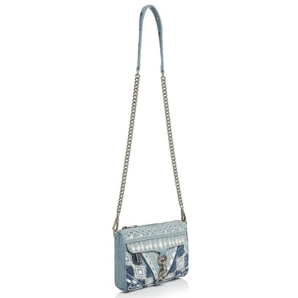 Rebecca Minkoff MAC Mini Denim Crossbody Bag - Picture 3 of 6